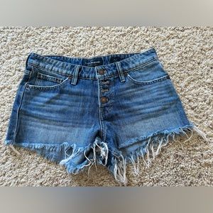 Lucky brand high rise cut off shorts
